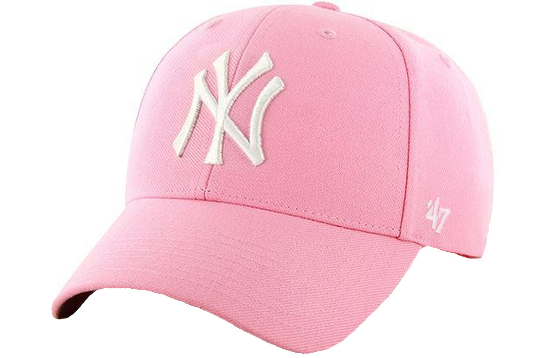 47 Brand, Czapka z daszkiem MLB New York Yankees, B-MVPSP17WBP-RS, Różowa
