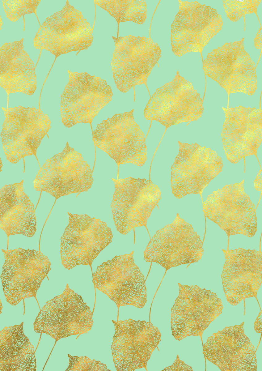 Papier do pakowania Touch of Gold Turquoise