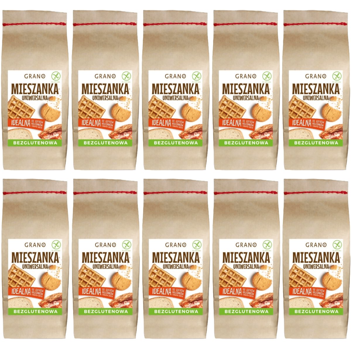 10 x Bezglutenowa mieszanka uniwersalna 1kg Grano