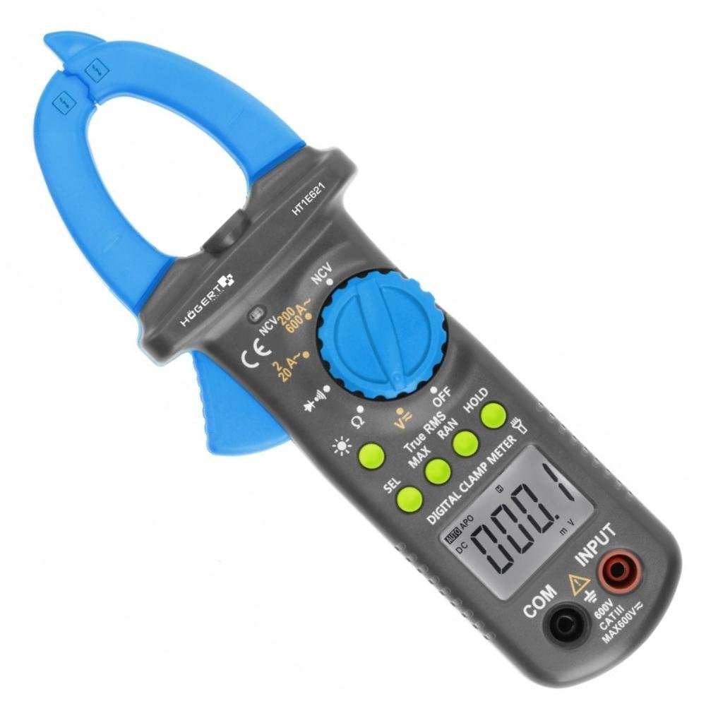 Cęgowy Miernik Uniwersalny Hoegert HT1E621 LCD