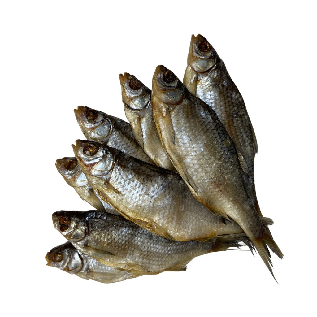 Płoć suszona patroszona luz (70-110g)