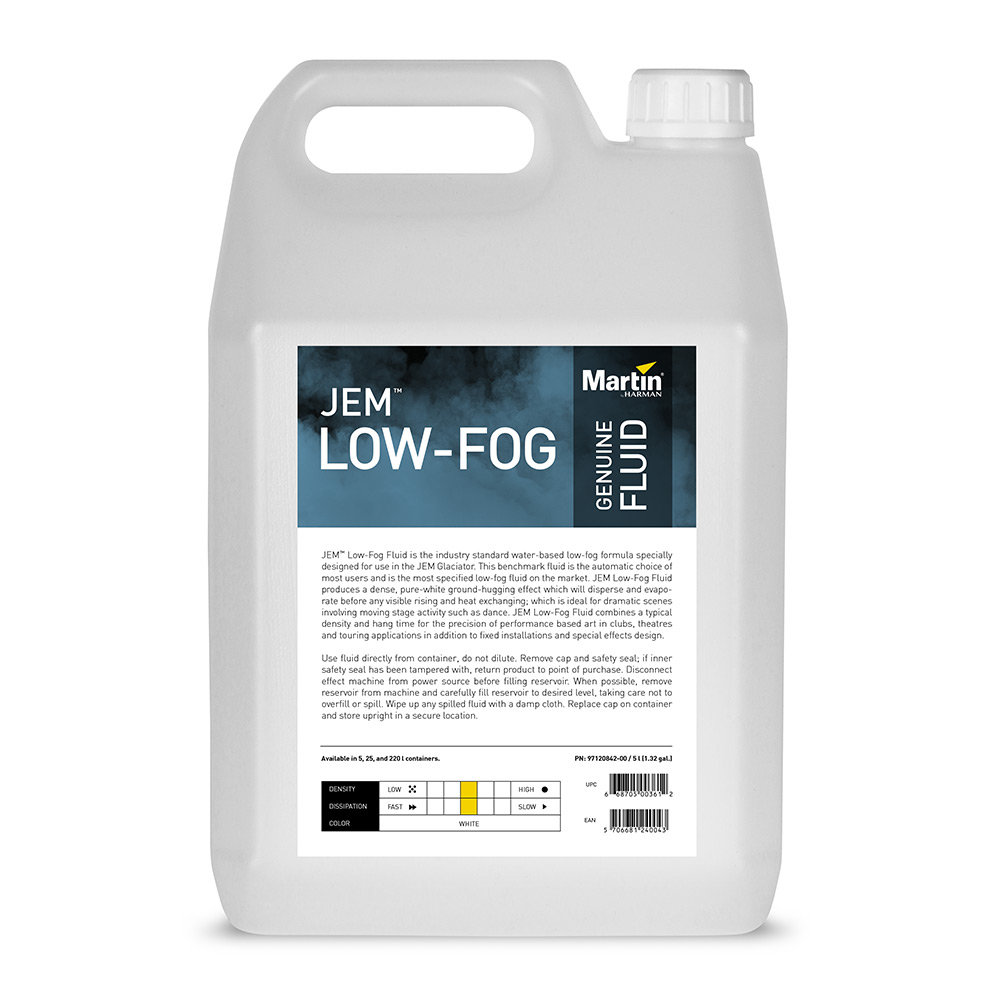 Płyn ciężki dym Martin Jem Low-Fog Fluid 5L