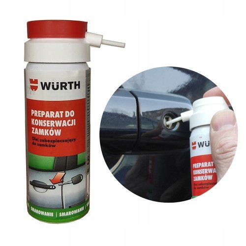 Smar olej do stacyjki zamków przed zatarciem