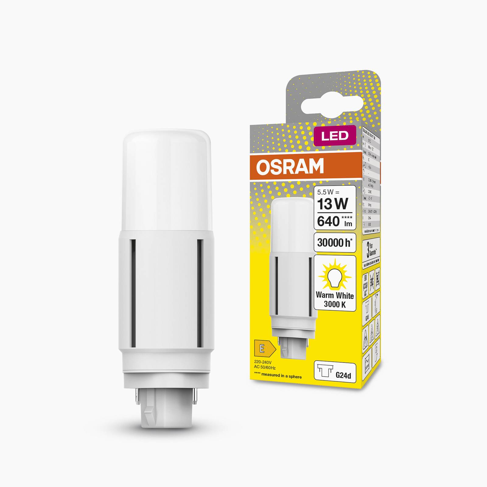 OSRAM Dulux żarówka LED G24d D13 VT EM/AC 5,5W 830