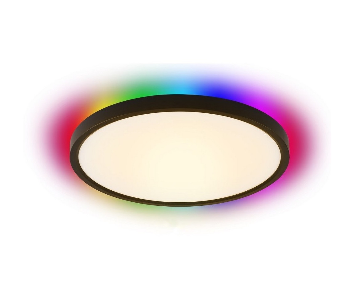 Immax NEO 07166-B40-LED RGBCCT Oświetlenie ściemnialne 50W/230V Wi-Fi Tuya black+RC