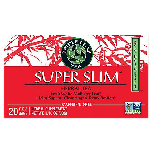Triple Leaf Tea Herbata z potrójnymi liśćmi Super Slim Herbal Tea, 20 torebek (opakowanie po 4)