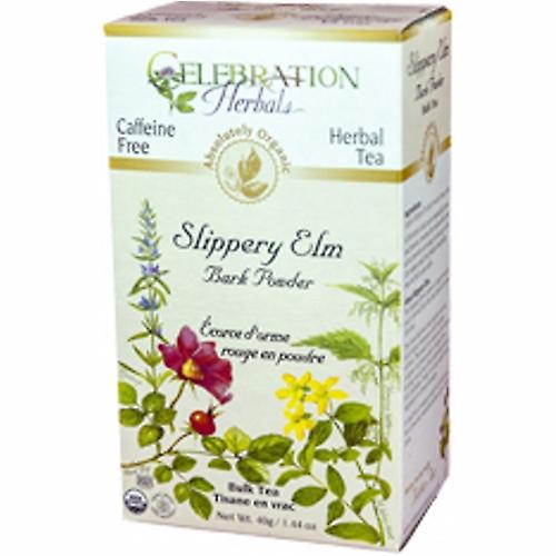 Celebration Herbals Celebration Zioła Organiczne Śliskie Kory Wiązu Herbata w proszku, 40 gramów (Opakowanie 1)