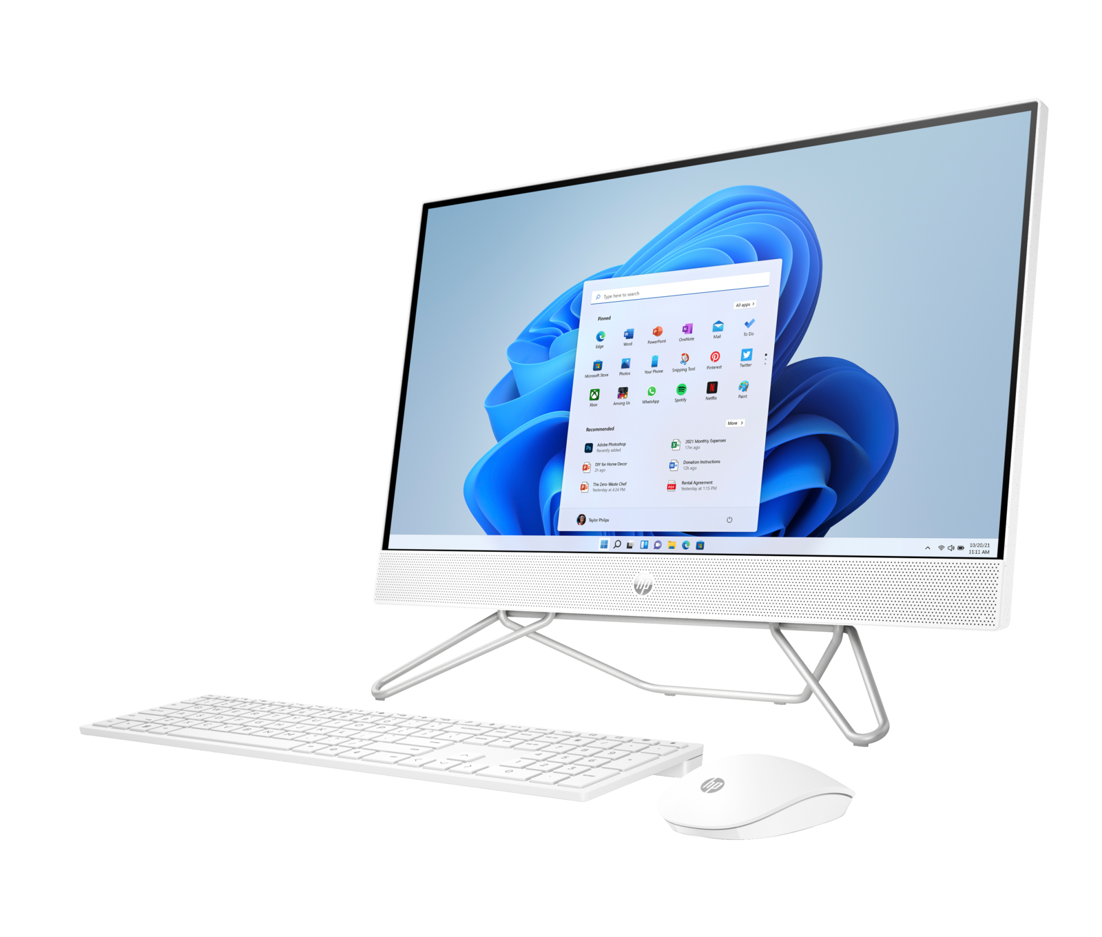 All in One 24-cb1052nl / 7H083EA / Intel i5 / 8GB / SSD 512GB / Intel Xe / FullHD / Win 11 / Biały