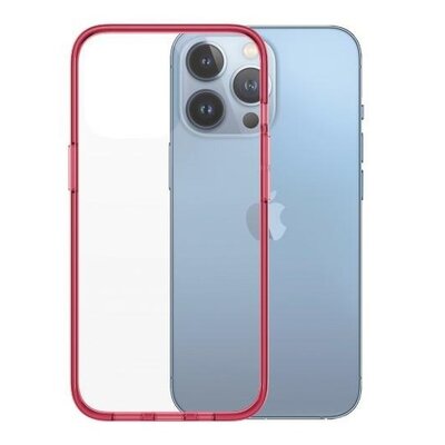 PanzerGlass Obudowa dla telefonów komórkowych ClearCaseColor na Apple iPhone 13 Pro 0340) Czerwony/przezroczysty