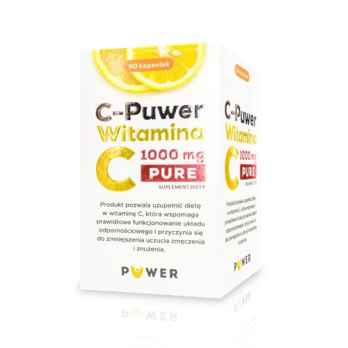 C-Puwer Witamina C PURE 1000mg, 90 kapsulek - !!! 24h WYSYŁKA !!!