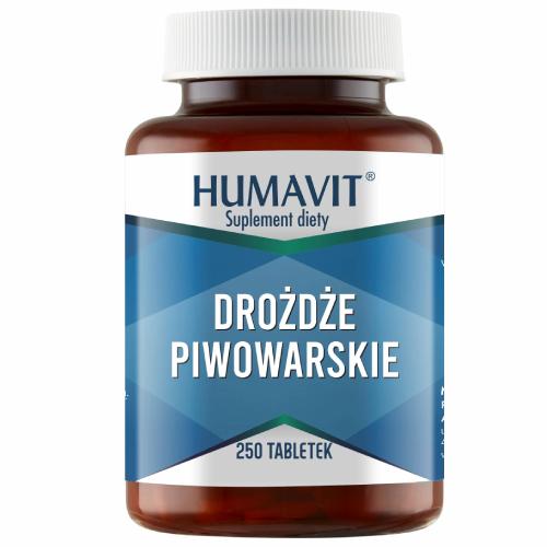 HUMAVIT Drożdże piwowarskie, 250tabl.