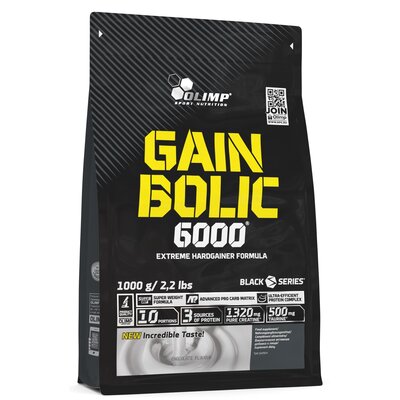 Olimp SPORT NUTRITION SPORT NUTRITION Gain Bolic 6000 1kg czekolada czekoladowy roz uniw 038105) 038105