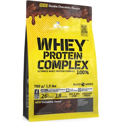 Olimp Whey Protein Complex, podwójna czekolada, 700 g