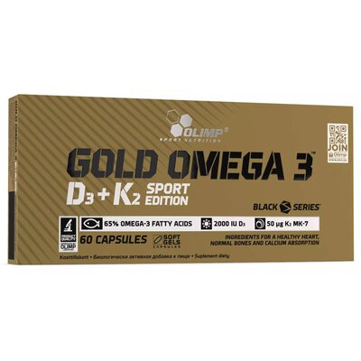 Olimp GOLD OMEGA 3 D3+K2 60 kaps