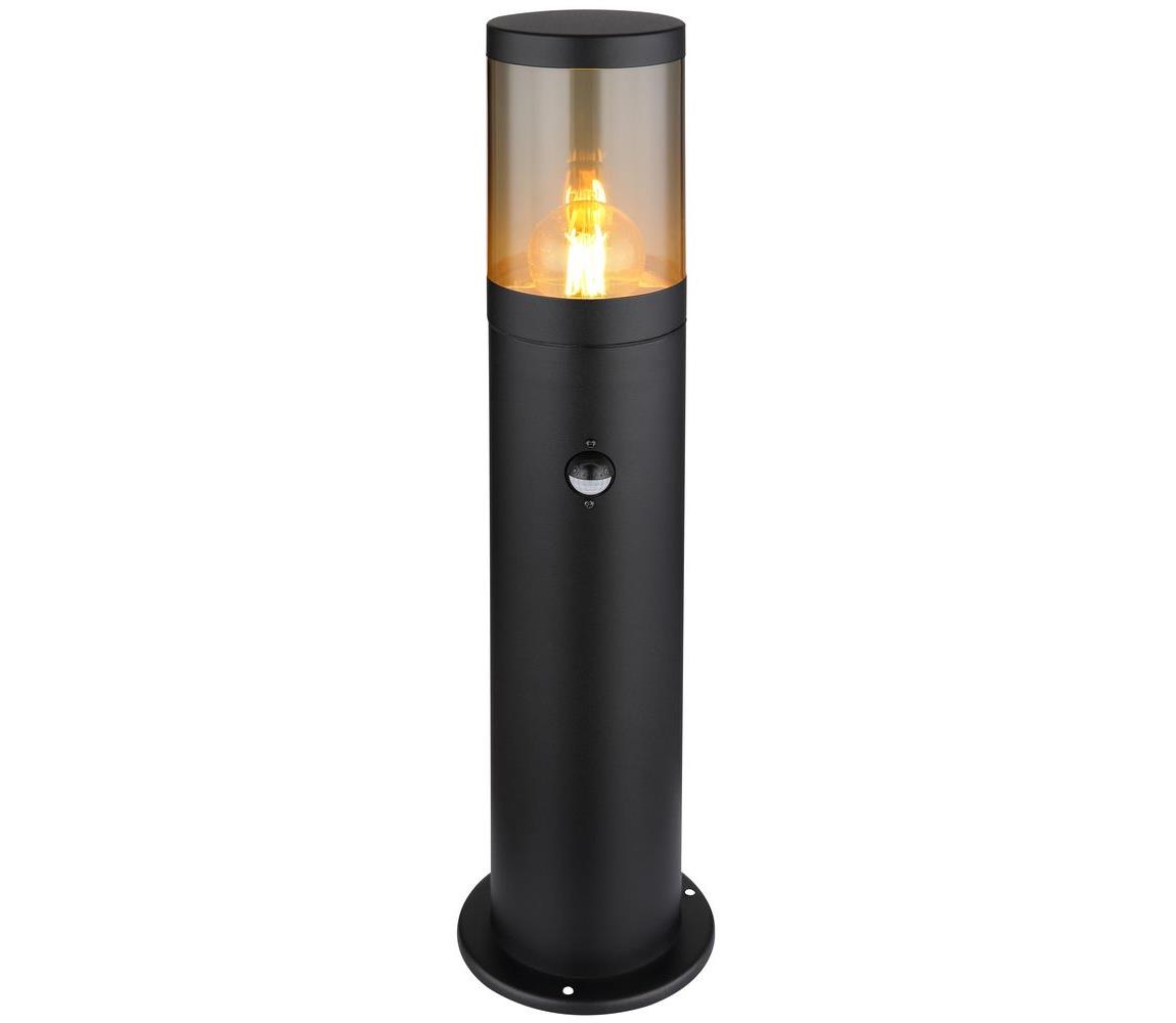 Globo 32015BSS - Lampa zewnętrzna z czujnikiem XELOO 1xE27/60W/230V 50 cm IP44