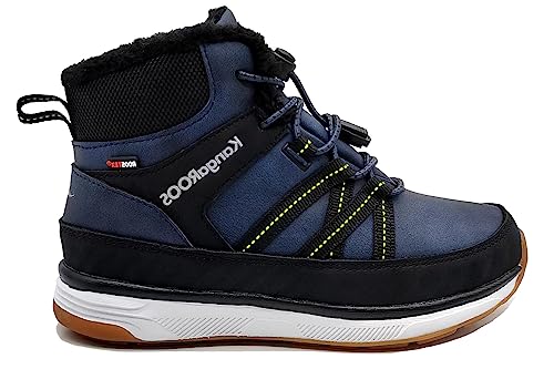 KangaROOS K-WB Loma RTX Śniegowce, dk Navy/Lime, 28 EU, Dk Navy Lime, 28 EU