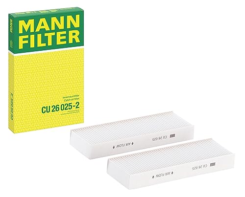 MANN FILTER FILTR PYŁKOWY KABINY CU26025-2 PEUGETO 2008 19-, 208 19-