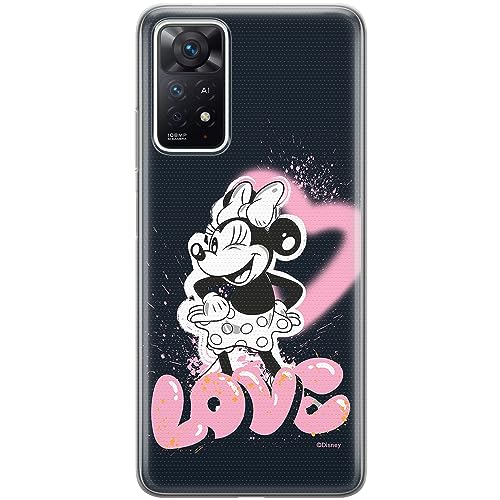 ERT GROUP etui na telefon Xiaomi REDMI NOTE 11 PRO 5G/ 11 PRO 4G, case oryginalny i oficjalnie licencjonowany przez Disney, wzór Minnie 079, optymalnie dopasowane, plecki z TPU