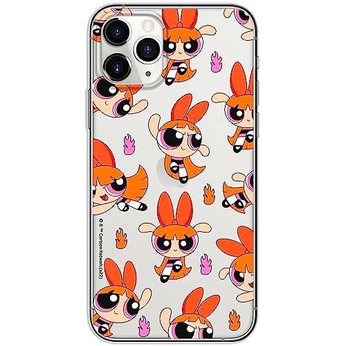 ERT GROUP etui na telefon Iphone 11 PRO, case oryginalny i oficjalnie licencjonowany przez The Powerpuff Girls, wzór The Powerpuff Girls 007, plecki z TPU częściowo przeźroczyste