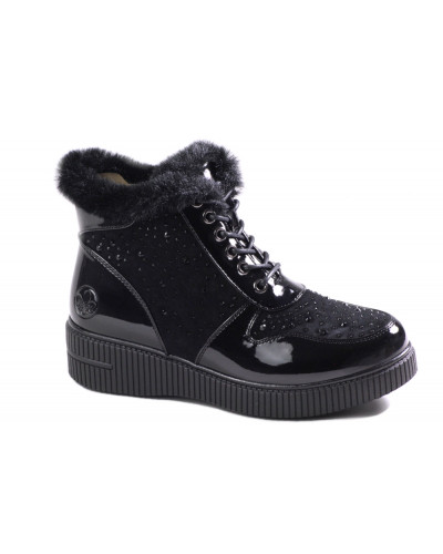 BOTKI RIEKER  - 93312-00 BLACK - Rieker