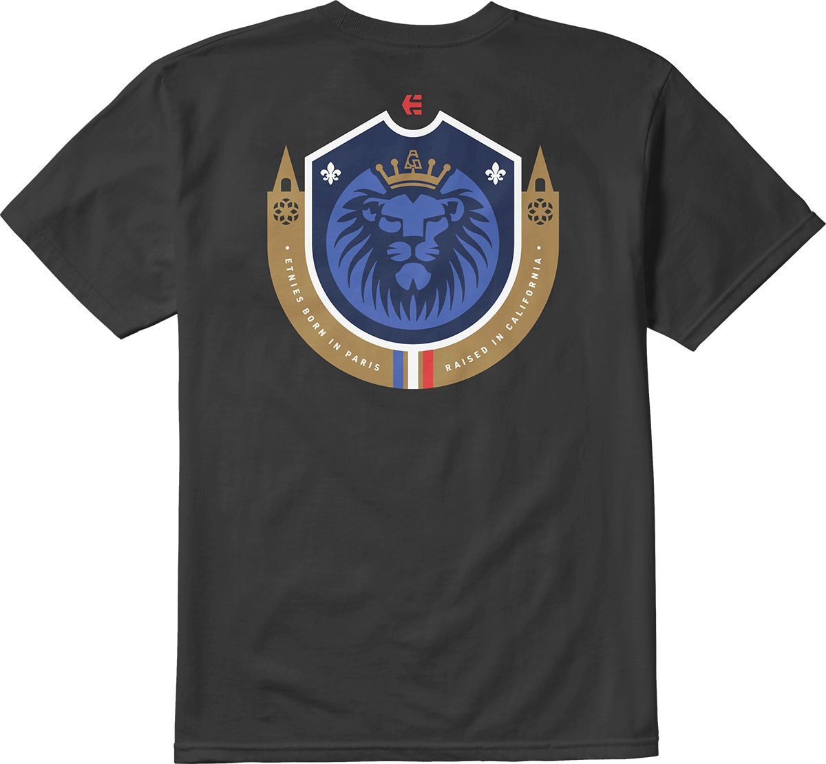 t-shirt męski ETNIES AURELIEN GIRAUD TEE Black