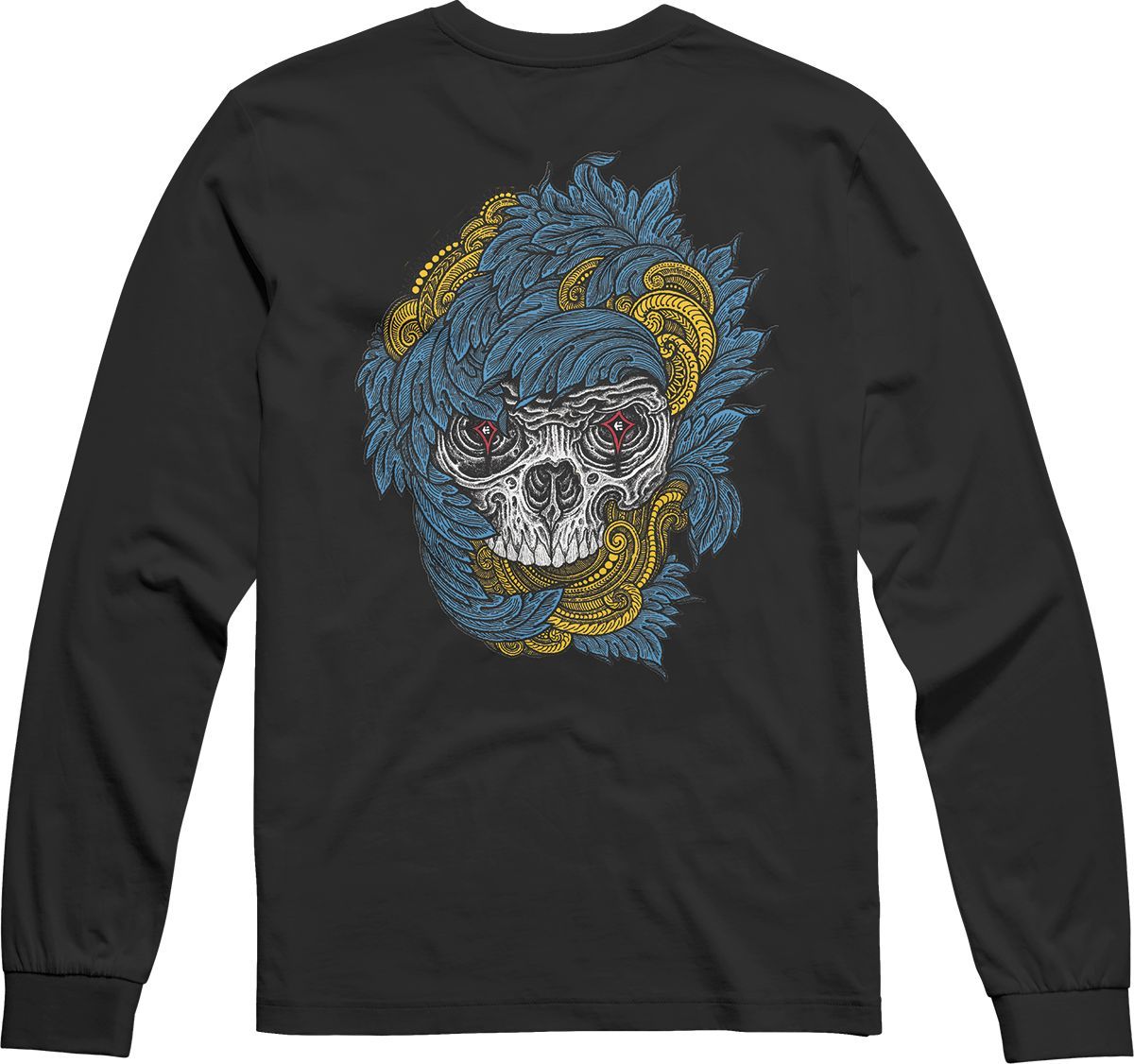 t-shirt męski ETNIES THOMAS HOOPER LS TEE Black