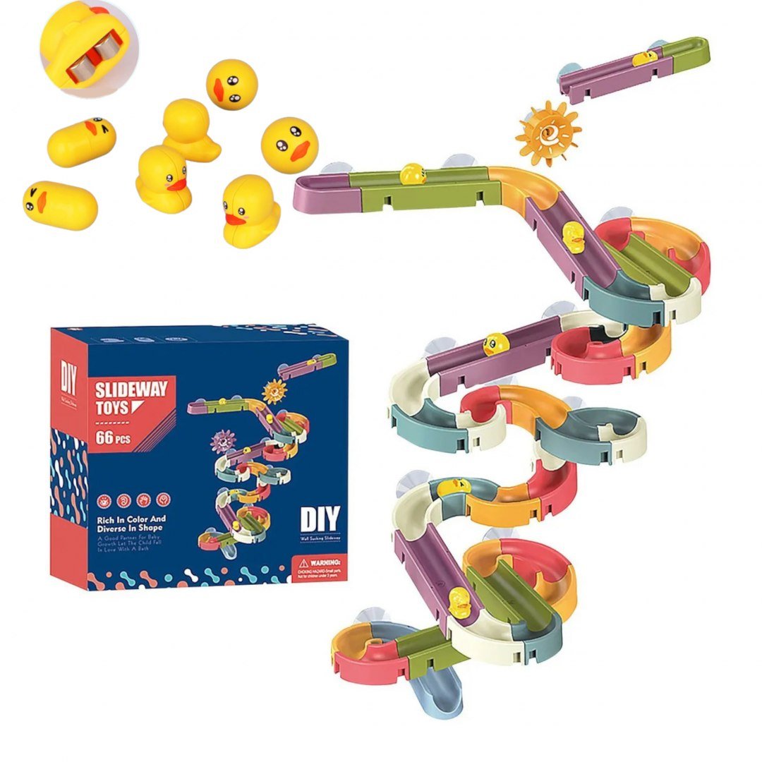 Zabawka Do Kąpieli Tor Zjeżdżalnia Kaczka 8366-26A
