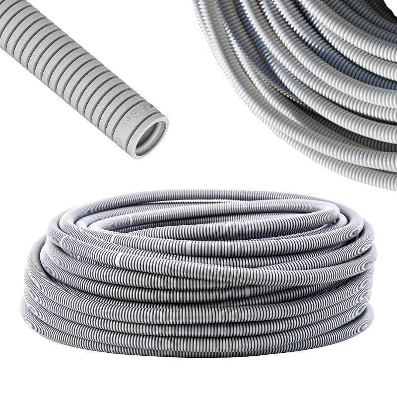 AKS AKS_ZIELONKA Rura karbowana RKGL 50 szara 320N 25m ZIELONKA 444029