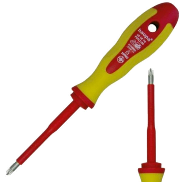 HAUPA Śrubokręt Płasko Krzyżowy 2-K VDE PZ/FL