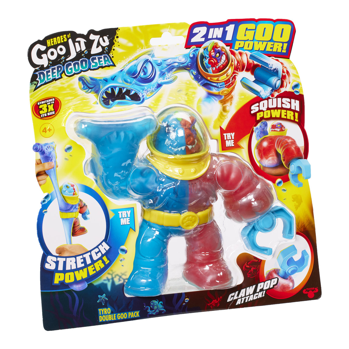 Goo Jit Zu - Figurka Deep Goo Sea Double Goo -Tyro