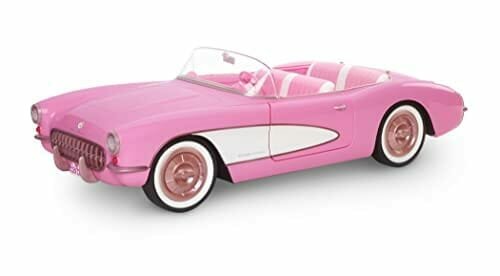 Barbie Filmowy Kabriolet Deluxe Hpk02 - Różowe Auto Corvette Z Białymi Oponami