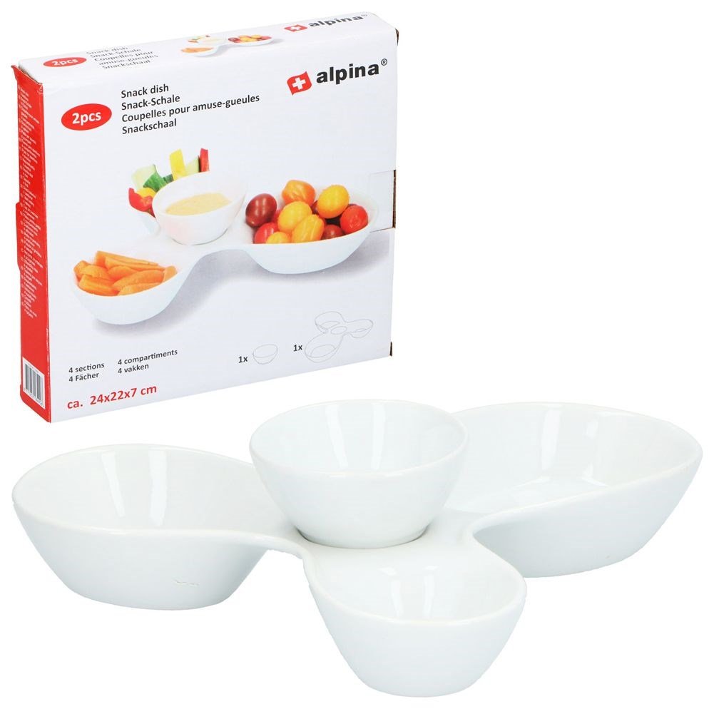 Alpina 18490 miska do serwowania, 24 x 22 x 7 cm