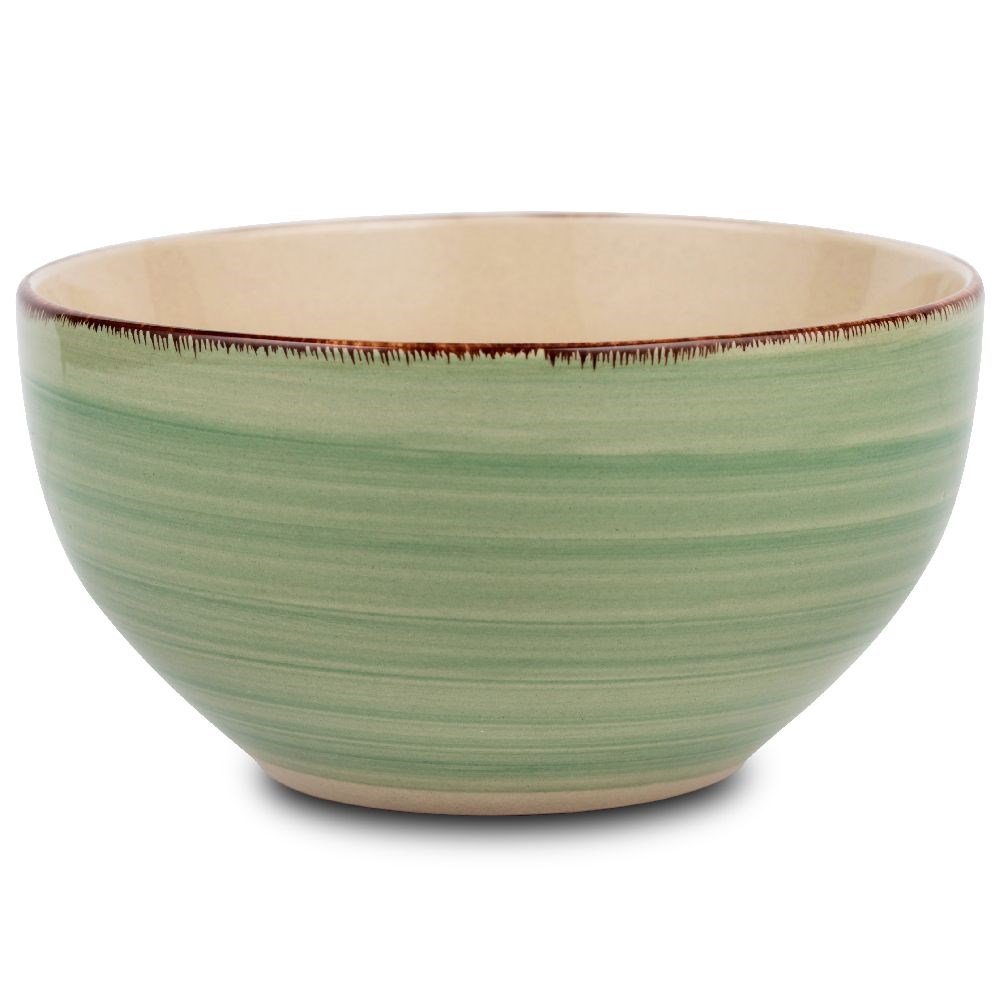 NAVA Miska miseczka ceramiczna OIL GREEN na płatki sałatki surówki budyń zupę 14 cm 600 ml 10-099-204