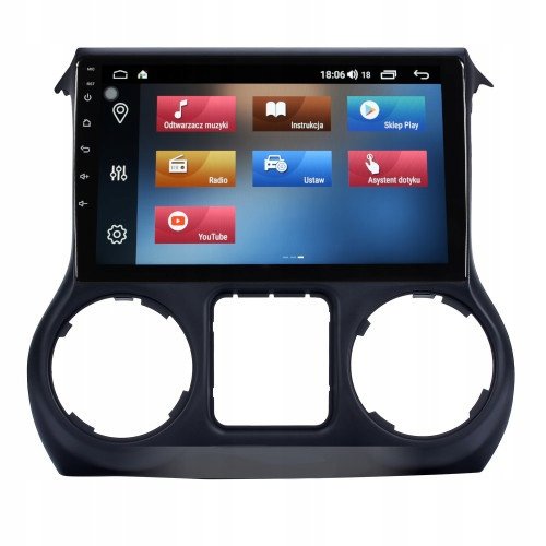 RADIO NAWIGACJA GPS JEEP WRANGLER 2014-17 ANDROID