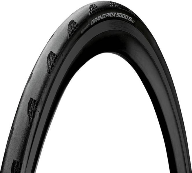 Continental Grand Prix 5000S TR Folding Tyre 700x25C TLR, czarny 25-622 | 700x25c 2022 Opony szosowe 1009.622.25.200