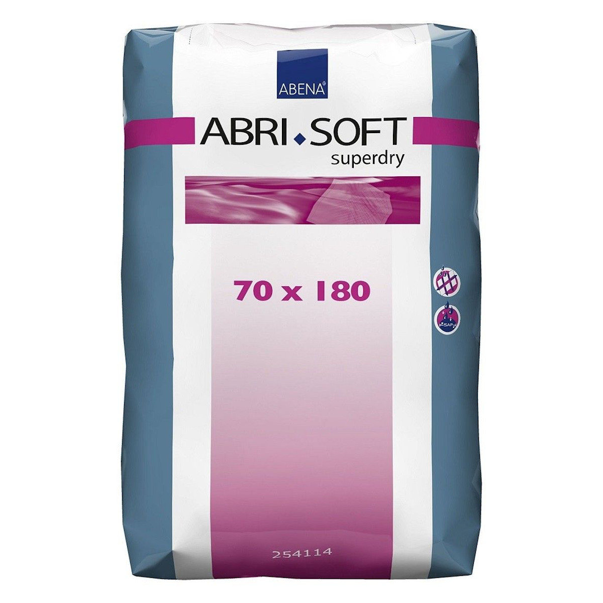Abena Podkłady higieniczne jednorazowe  Abri-Soft SuperDry 70 x 180 cm - 30 sztuk