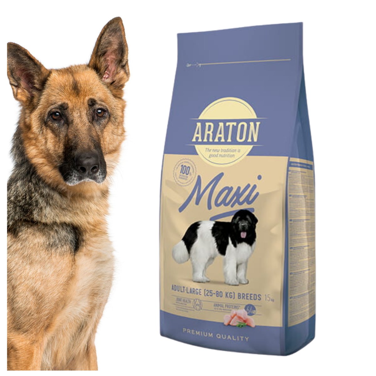 ARATON MAXI POULTRY SUCHA KARMA Z DROBIEM psów 15kg