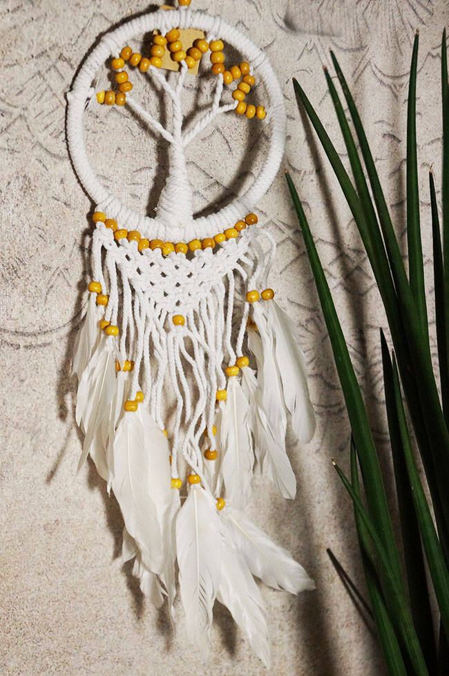 ŁAPACZ SNÓW DRZEWKO DRZEWO SZCZĘŚCIA