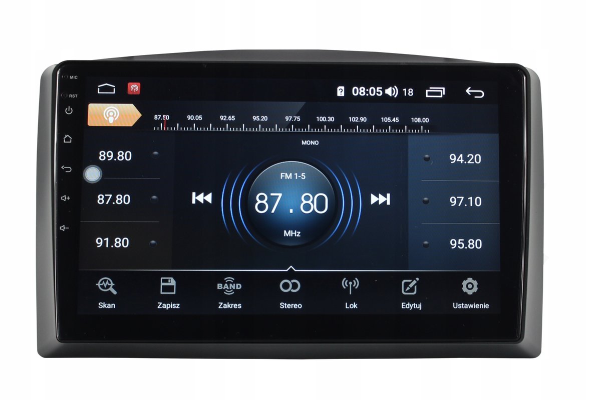RADIO NAWIGACJA GPS BENZ VITO 2014-2018 ANDROID