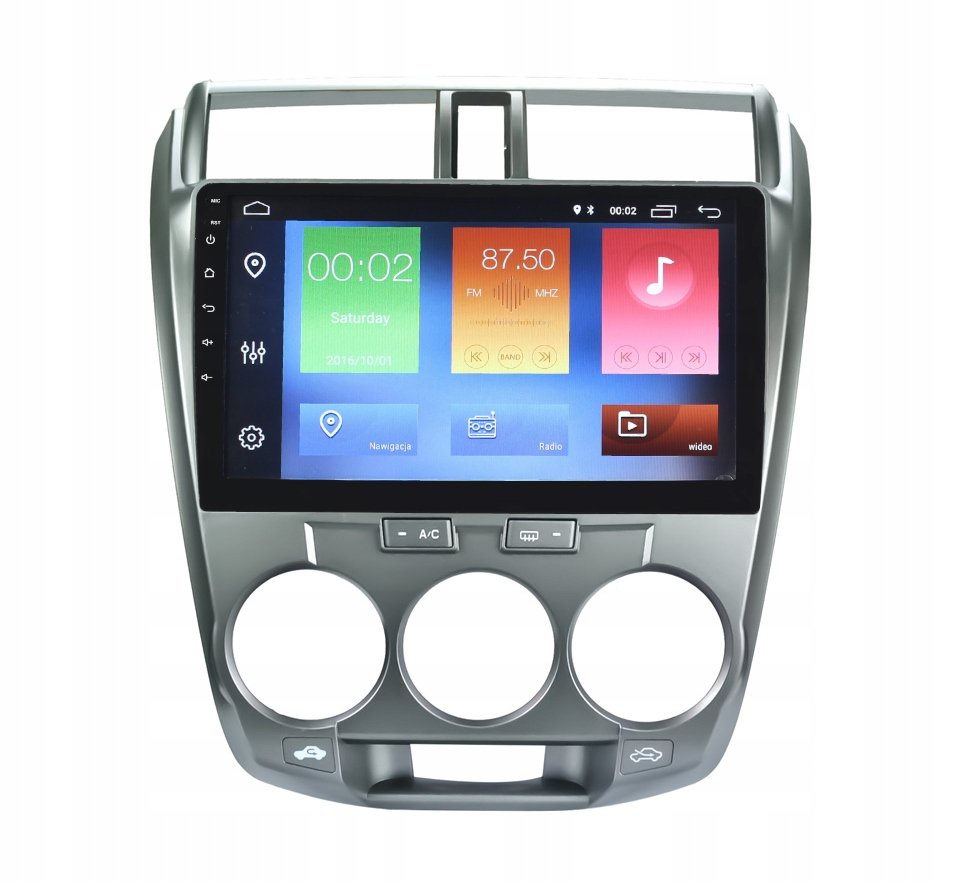 RADIO NAWIGACJA GPS HONDA CITY V 2008-2013 ANDROID