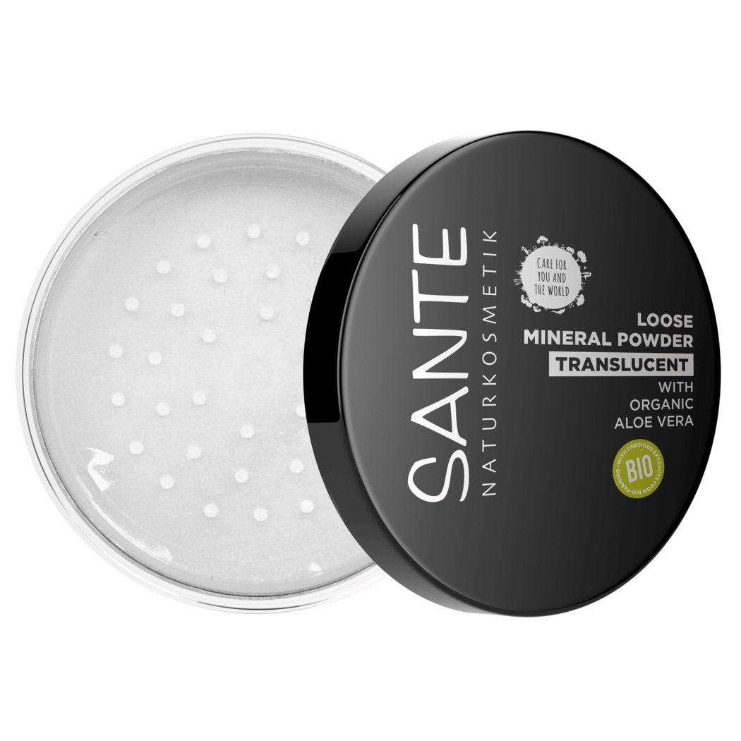 Sante Loose Mineral Powder, Naturalny puder sypki mineralny, Transparent, 12g