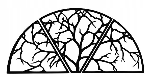 Dekoracja Ścienna 3D Obraz Tryptyk Drzewo Y137