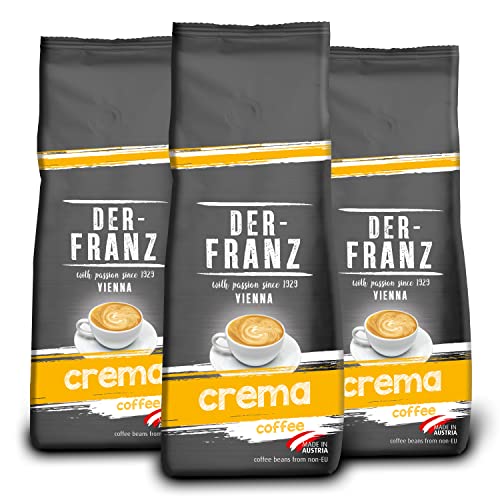 Der-Franz Crema, kawa ziarnista pełna, 3 x 500 g