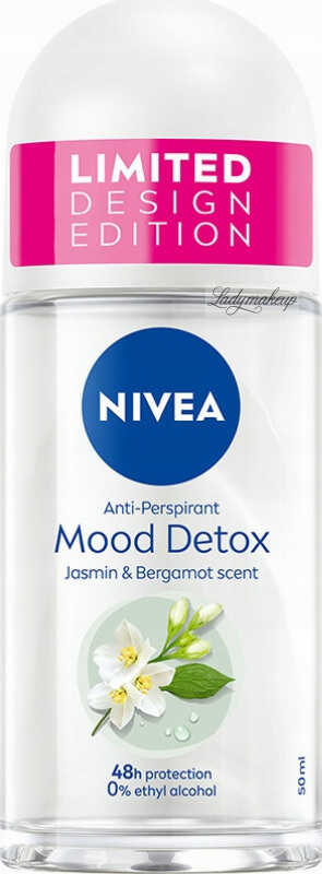 Nivea - Mood Detox - 48H Protection - Anti-Perspirant - Antyperspirant w kulce dla kobiet - Jasmin & Bergamot - 50 ml