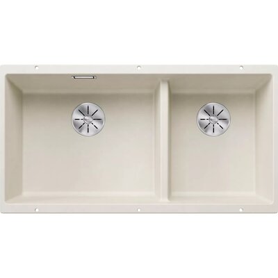 Zlewozmywak granitowy BLANCO Subline 480/320-U Silgranit Delikatny biały lewa 527168