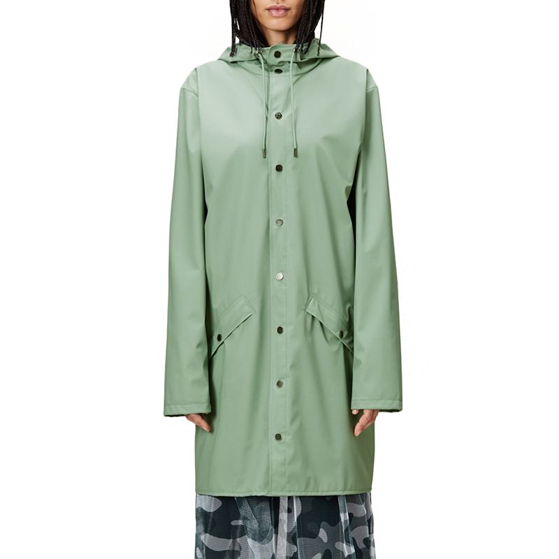 Kurtka Rains Long Jacket 12020-06 - zielona