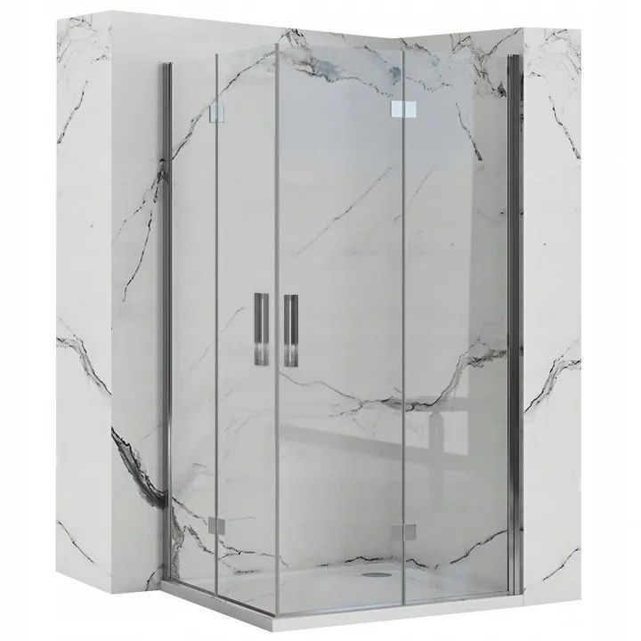 Rea Kabina prysznicowa Rea Molier Chrome Double 90x100