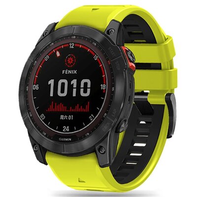 Pasek Tech-protect Iconband Pro Garmin Fenix 5 / 6 / 6 Pro / 7 Lime/black