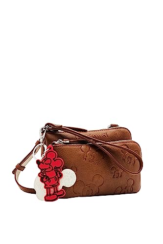 Desigual Women's Mone_All Mickey LI Bi-Fold Wallet, brązowy, 1, brązowy, 1