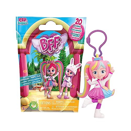 BFF by BEBÉS LLORONES Kolekcjonerskie BFF Lalki Character Breloki 20 do kolekcjonowania i ozdabiania plecaka - Optymalny prezent dla chłopców i dziewczyn +3